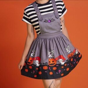 Sanrio My Melody‎ & Kuromi Halloween Skirtall Hot Topic Hello Kitty